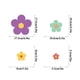 thumbnail image 3 of Pegatinas de pared de flores coloridas, 9 unidades, PVC, impermeables, para dormitorios infantiles, cabeceros, armarios, decoración de aulas de guardería, decoración educativa para salas de juegos., 3 of 8