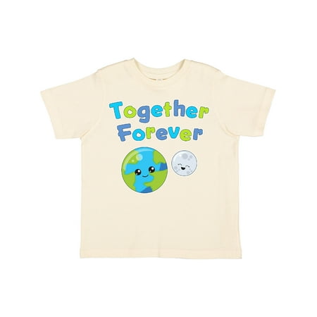 

Inktastic Together Forever-Earth and Moon Gift Toddler Boy or Toddler Girl T-Shirt