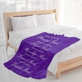 thumbnail image 4 of LHSHID Christian Bible Verse Throws Blanket Healing Spiritual Blanket Gifts Religious Prayer Soft Flannel Fleece Bed Blanket Get Well Soon Gifts with Inspirational Thoughts & Hugs 40x50in, 4 of 6