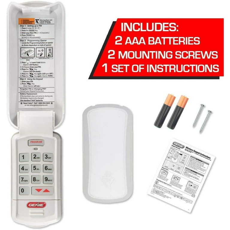 AAA Battery  Replacement for Garage Door Opener Remotes and Keypads – The  Genie Company
