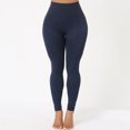 thumbnail image 3 of Women's Thick High Waist Yoga Exercise Stretch Stretch Pants Tummy Control Slimming Lifting Anti Cellulite Scrunch Booty Leggings Ruched Butt Seamless Tights Sport Workout, 3 of 7