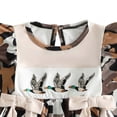 thumbnail image 6 of Xyant Newborn Baby Girl Hunting Outfit Camo Ruffle Long Sleeve Romper Jumpsuit Smocked Bubble One Piece Clothes Fall Winter (Black,12-18 Months), 6 of 6
