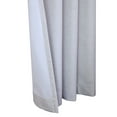 thumbnail image 4 of Vienna Total Blackout Foamback Grommet Curtain Panel Pair each 52" x 63" in White, 4 of 6