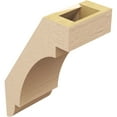 thumbnail image 5 of Ekena Millwork 5"W x 8"D x 12"H Aspen Rough Cedar Woodgrain TimberThane Knee Brace, Primed, 5 of 6
