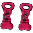 thumbnail image 4 of 2Pcs Puppy Bone Shape Tug Toys Medium Small Large Dog Teeth Cleaning - Rose Red, 4 of 8