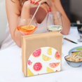 thumbnail image 3 of Yayeee Napkin Holder for Table Kitchen Paper Tissue Organization, White Grapefruit Slices, 3 of 8