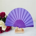 thumbnail image 2 of ionze Appliances Pattern Folding Dance Wedding Party Lace Silk Folding Hand Held Solid Color Fan Fans （H）, 2 of 3