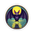 thumbnail image 1 of Colorful Fridge Magnet Spooky Refrigerator Magnet Halloween Magnetic Sticker Decorative Bat Magnet for Metal Surface Fridge Whiteboard, 1 of 4