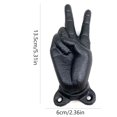 thumbnail image 3 of Hot Sale!Funny Finger Hook, Over Door Hook, Bathroom Towel Hook, Interior Illusions Middle Finger Hand Wall Hook, Door Hanger Hook, Wall Mount Hook, Shower Hook,, 3 of 7