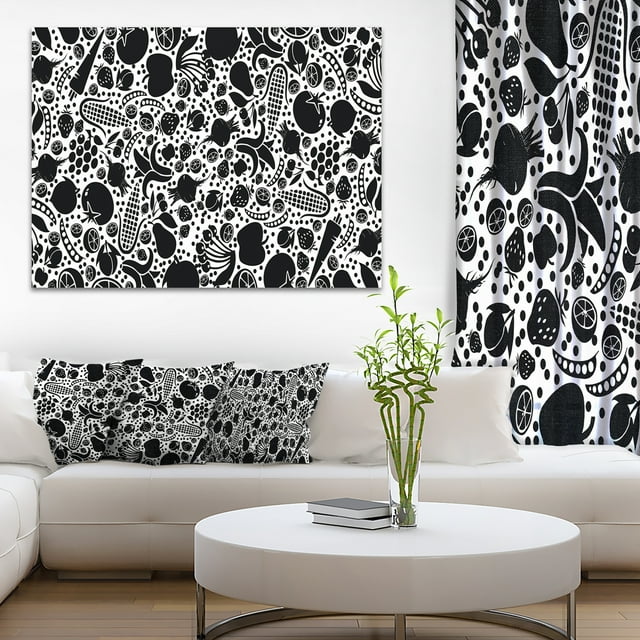 Motif Fruits et Légumes - Impression sur Toile Art Floral