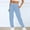 Light Blue, variant on JJHGVB Joggers for Women Sweatpants Women Mens Pants Casual Solid Color Track Cuff Workout Pants With Pocket Baggy Pants Sweat Pants Beige L