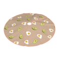thumbnail image 2 of Bingfone Christmas Tree Skirt Mat Christmas Decoration Interior -Egg And Avocado, 2 of 8