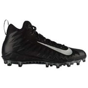 NEW Nike Alpha Menace Pro Mid Football Cleats Black / Silver Size 13 M