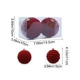 thumbnail image 3 of LSLJS Christmas Ball Ornaments 2Pcs Shatterproof Christmas Balls 4" Hanging Decor Christmas Ornaments for Holiday Xmas Tree Party Decorations, 3 of 6