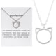 thumbnail image 1 of Fashion Jewelry Purrfection Oreja de Gato Colgante Collar Corto Mujeres Regalo, 1 of 4