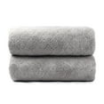 thumbnail image 2 of JML Bath Towel Set 2 Piece, Plaid Polyester Hotel & SPA Bath Towels, 30" x 60", White, Gray, 2 of 5