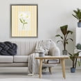 thumbnail image 3 of Stupell Industries French Country Yellow Stripe Daisy Gray Floating Frame Canvas Art, 25 x 31, by Lisa Wehmeyer, 3 of 8