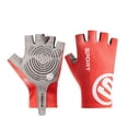 thumbnail image 2 of Guantes de Ciclismo de medio dedo, protección solar, bicicleta de montaña de verano, deportes al aire libre, transpirables, fitness masculino y femenino, abs de choque Fivean Guantes deportivos, 2 of 2