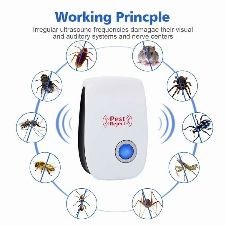 Ultrasonic Pest Repeller, Pack Pest Repellent Indoor, Plug, 46% OFF