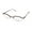 chocolate, variant on NEW VERA WANG LUXE MIREILLE 2 WOMENS/LADIES DESIGNER HALF-RIM TITANIUM CHOCOLATE FRAME DEMO LENSES 49-18-135 EYEGLASSES/EYEWEAR