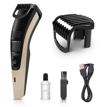 Beard Trimmer for Men - Washable Men's Hair Clipper With Precision  Dial,Rechargeable Hair Clippers Trimmer with Adjustable 10 Length Setting,  Gold | Walmart Canada