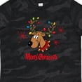 thumbnail image 4 of Inktastic Merry Christmas Reindeer Boys or Girls Toddler T-Shirt, 4 of 5