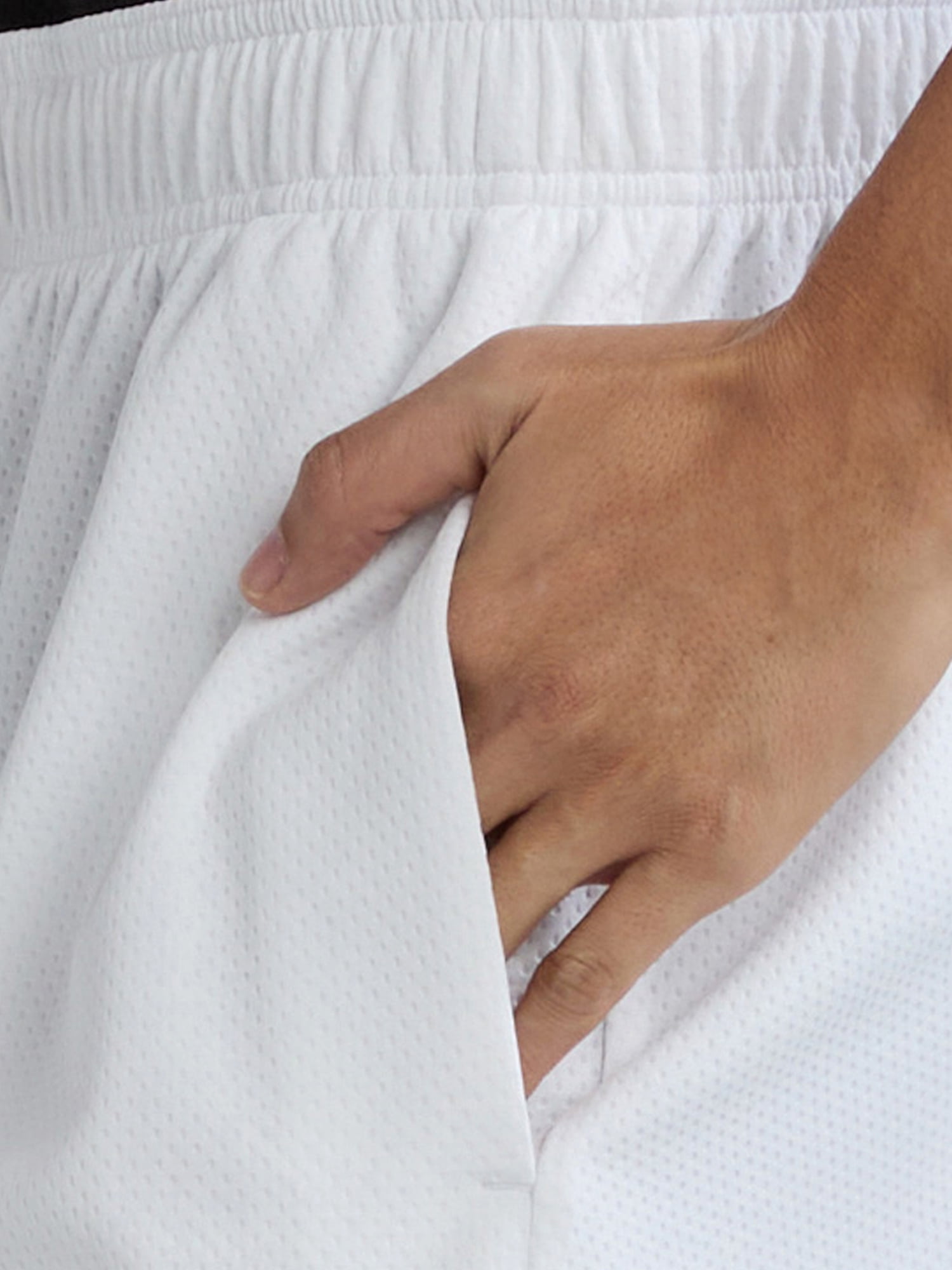 Athletic Works Men's and Big Men's Mesh Shorts, 7" Inseam, Sizes S-5XB