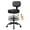 Black, variant on COOLHUT Tall Office Chair with Backrest for Standing Desk, Adjustable Foot Rest Rolling Stool with Wheels, PU Leather Office Chair for Lab Counter Studio Dental Office Salon Office Chairs, Black