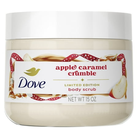 Dove Limited Edition Holiday Treats Apple Caramel Crumble Body Scrub, 15 oz