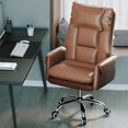 thumbnail image 4 of Floor Nordic Office Chair Swivel Working White Mobile Armchairs Aluminium Salon Wheels Relax Silla De Oficina Office Supplies My Lux Decor Round, 4 of 20