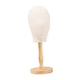 thumbnail image 3 of MERIGLARE 54cm Mannequin Head Model Hat Rack Wooden Support for Business Use Practical A, 3 of 9