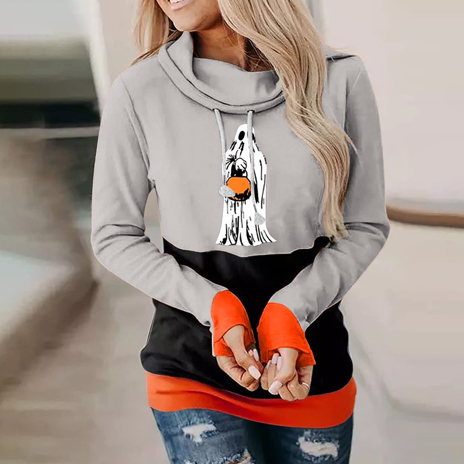 Ouneed Ladies Jacket Tops Vintage Loose 