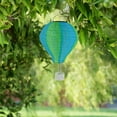 thumbnail image 3 of Alpine Corporation Solar Green/Blue Cloth Hot Air Balloon with Flame LED Lights, 3 of 18