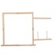 thumbnail image 5 of Marco de mechones para alfombras de madera, marco de pistola para tejer, manualidades DIY, soporte de mesa, marco, herramienta de fabricación de tapices, 70x70cm, 5 of 8
