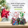 thumbnail image 4 of Ounissouiy Bolsa de embalaje de dulces de Navidad de 50 Uds., bolsa de regalo de Papá Noel, almacenamiento de galletas y aperitivos, OPP, Type3 NO3, 4 of 6