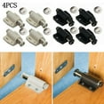 4 Pack Push To Open Touch Latch for Doors and Drawers