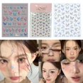 thumbnail image 2 of Butterfly Face Makeup Sticker Girl Face Nail Makeup 3D✨d W7A8, 2 of 4
