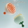 thumbnail image 4 of Billuyoard de cuerpo Cuidado limpio Raíz del cabello Picazón Masaje del cuero cabelludo Peine Cepillo de ducha Cepillo de baño para perros Juegos de accesorios de baño Naranja, 4 of 6