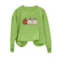 thumbnail image 6 of VKOYWKM Women's Halloween Graphic Sweatshirt Spooky Season Print Pullover Top Cute Crewneck Sweatshirt Oversized Long Sleeve Fall Sweatshirts, 6 of 7