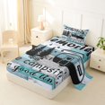 thumbnail image 2 of Erosebridal Rustic Cabin Camper Twin Sheet Sets,Camping Adventure Theme Bedding For Kids Boys 3-Piece, 2 of 6