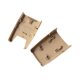 thumbnail image 2 of Funda de la base de la hebilla del cinturón de seguridad del asiento del coche Carcasa del enchufe de la hebilla del cinturón de seguridad Beige B, 2 of 8