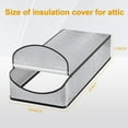 thumbnail image 6 of 25in x 54in x 11In Attic Stairway Insulation Cover,Premium Energy Saving Attic Stairs Door Ladder Insulator Pull Down Tent with Zipper, 6 of 6