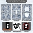 thumbnail image 3 of Light Switch Cover Switch Plate Outlet Cover Plug Cover for Electrical Unused Outlet Cover Vintage Watercolor Floral Pattern, 3 of 6