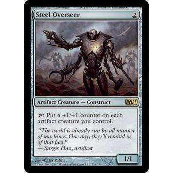 MtG 2011 Core Set Rare Steel Overseer #214