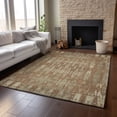 thumbnail image 5 of HomeRoots 650222 8 x 10 ft. Chili Red & Beige Moroccan Washable Machine Made Rectangle Area Rug with UV Protection, 5 of 9