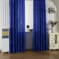 thumbnail image 1 of New Rod Pocket Top Solid Color Satin Curtains for Living Curtain Panel Window Curtains, 1 of 1