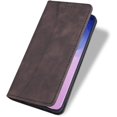 thumbnail image 4 of Wallet Case for Samsung Galaxy S8, Premium PU Leather Case Vintage Matte Wallet Flip Cover [Card Slots] [Magnetic Closure] Stand Function Folio Shockproof Full Protector for Galaxy S8 - Coffee, 4 of 7