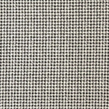 Designer Fabrics E280 54 in. Wide Black And White- Hounds Tooth Upholstery Grade Fabric