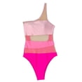 thumbnail image 6 of Ramiter Womens High Waisted Bikini Sets Drawstring Tummy Control Swimsuits Crisscross Tie Back Bathing Suit Bikini Sets for Women(Pink,L), 6 of 6