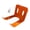 Orange, variant on Chainsaw Wall Mount Holder Heavy Duty Chainsaw Hook Wall Mount Rack Garden Power Tool Organizer Hanger